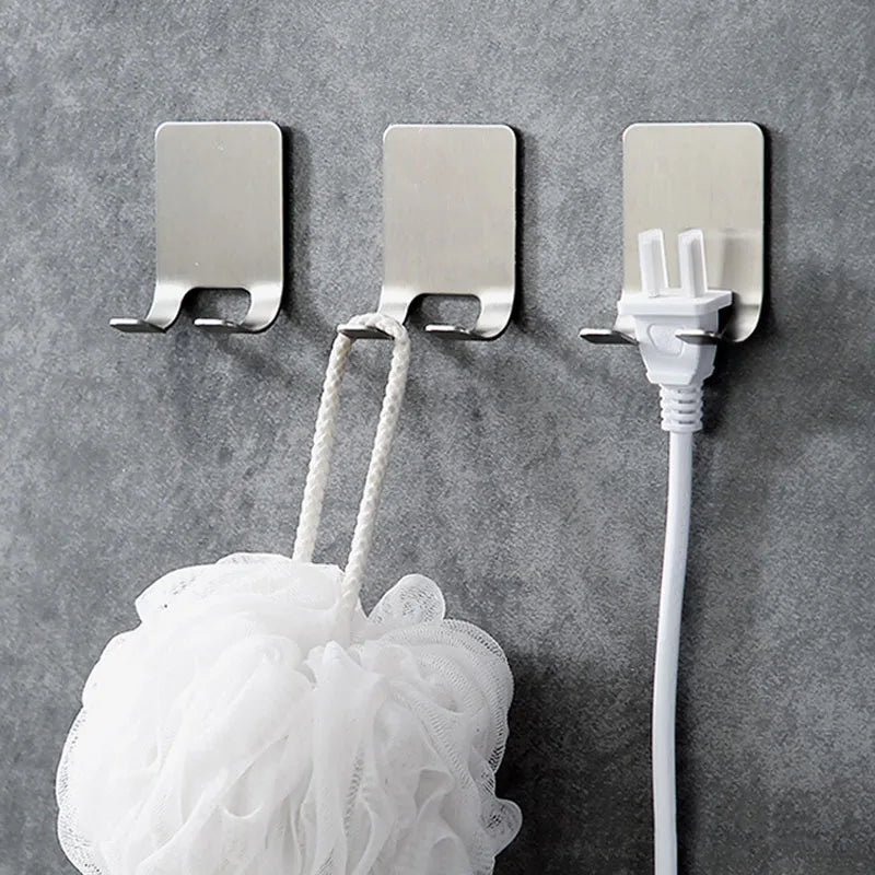 1-15PCS No-Punch Razor Holder Adhesive Razor Storage Hook Bathroom Razor Waterproof Wall Hook Bathroom Shelf Razor Holder Design & Casa