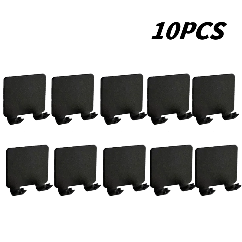 1-15PCS No-Punch Razor Holder Adhesive Razor Storage Hook Bathroom Razor Waterproof Wall Hook Bathroom Shelf Razor Holder Design & Casa Black 10PCS