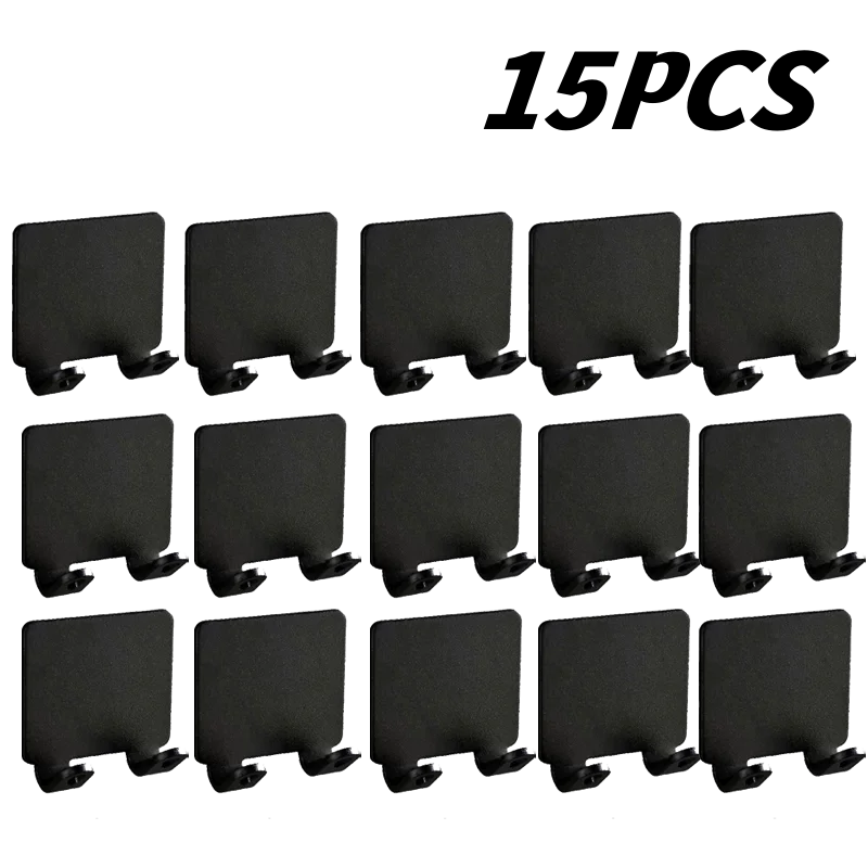 1-15PCS No-Punch Razor Holder Adhesive Razor Storage Hook Bathroom Razor Waterproof Wall Hook Bathroom Shelf Razor Holder Design & Casa Black 15PCS