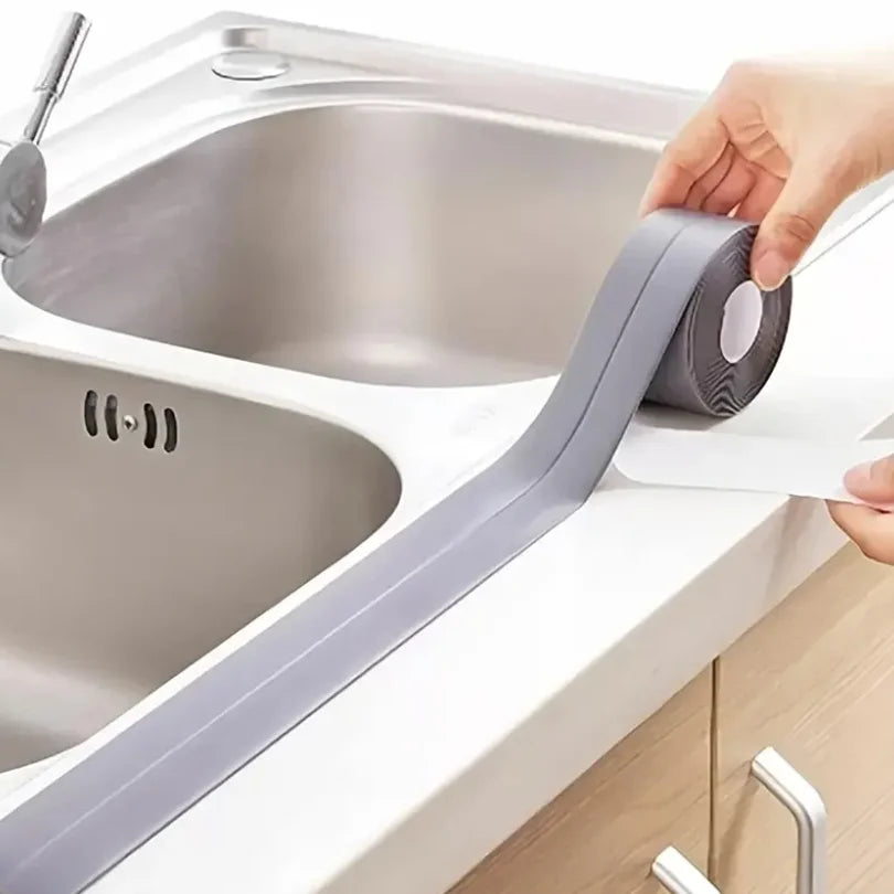 1 roll of waterproof and mold proof toilet sealing strip, kitchen bathroom self-adhesive sealing tape, bathroom waterproof tape Design & Casa