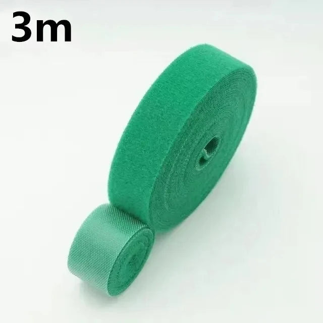 1/5M Cable Organizer Cable Management Wire Winder Tape Earphone Mouse Cord Management Ties Protector For iPhone Xiaomi Samsung Design & Casa Green-3m
