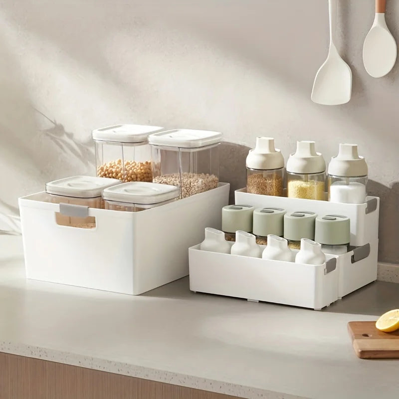 1pcDesktop storage box home kitchen bathroom drawer storage box household cosmetics underwear storage box Design & Casa