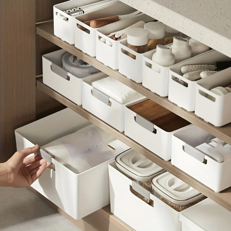 1pcDesktop storage box home kitchen bathroom drawer storage box household cosmetics underwear storage box Design & Casa