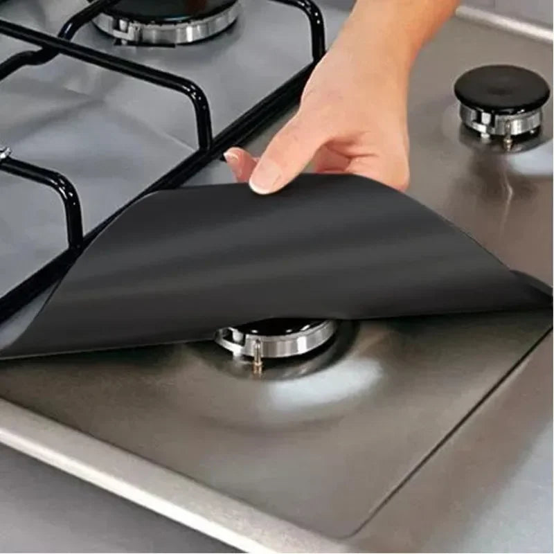 2-8pcs Stove Protector Cover Liner Clean Mat Pad Gas Cooker Cover Washable Stovetop Protector Cover Kitchen Cookware Accessories Design & Casa