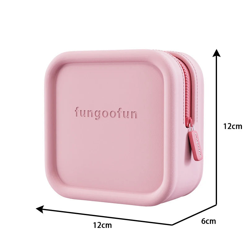 2024 Makeup Bag Large Capacity Waterproof EVA Makeup Organizer Bag Zipper Tote Luggage Pouch for Unisex Handbag Briefcase Design & Casa Pink square