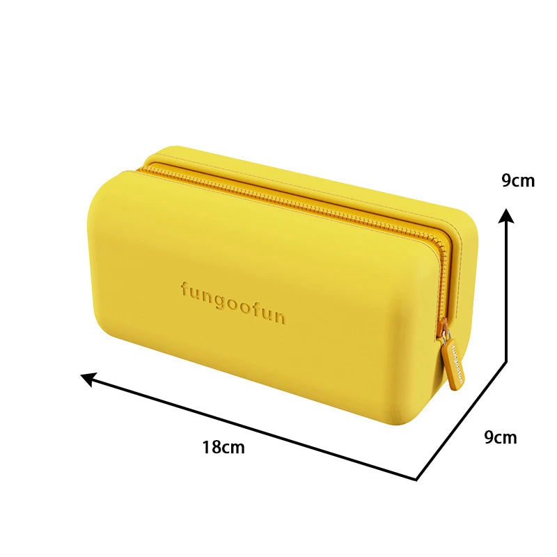 2024 Makeup Bag Large Capacity Waterproof EVA Makeup Organizer Bag Zipper Tote Luggage Pouch for Unisex Handbag Briefcase Design & Casa Yellow Gold Bricks