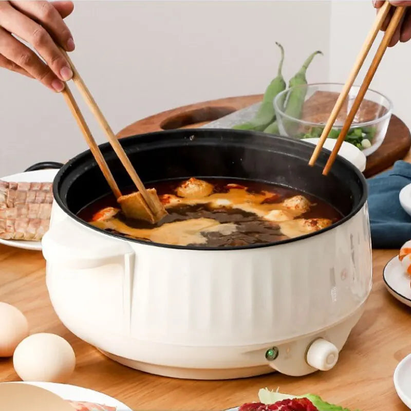 220V Multi Cookers Single/Double Layer Electric Pot 1-2 People Household Non-stick Pan Hot Pot Rice Cooker Cooking Appliances Design & Casa
