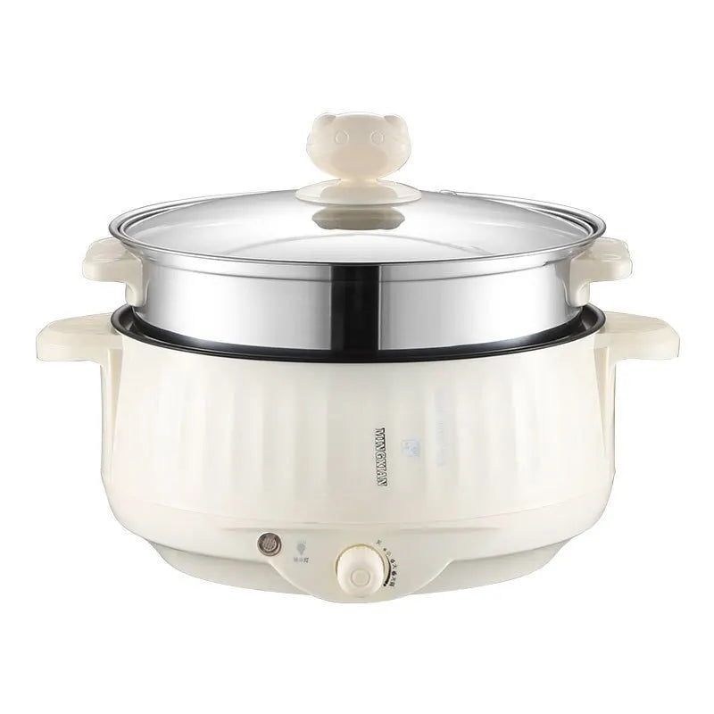220V Multi Cookers Single/Double Layer Electric Pot 1-2 People Household Non-stick Pan Hot Pot Rice Cooker Cooking Appliances Design & Casa