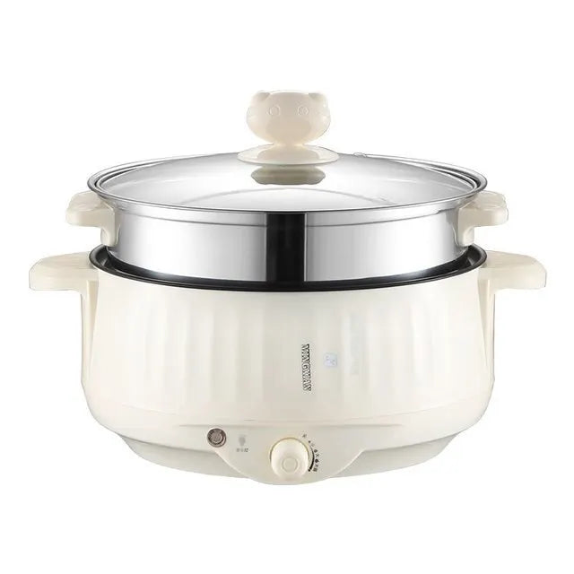 220V Multi Cookers Single/Double Layer Electric Pot 1-2 People Household Non-stick Pan Hot Pot Rice Cooker Cooking Appliances Design & Casa European regulations 200314-Double