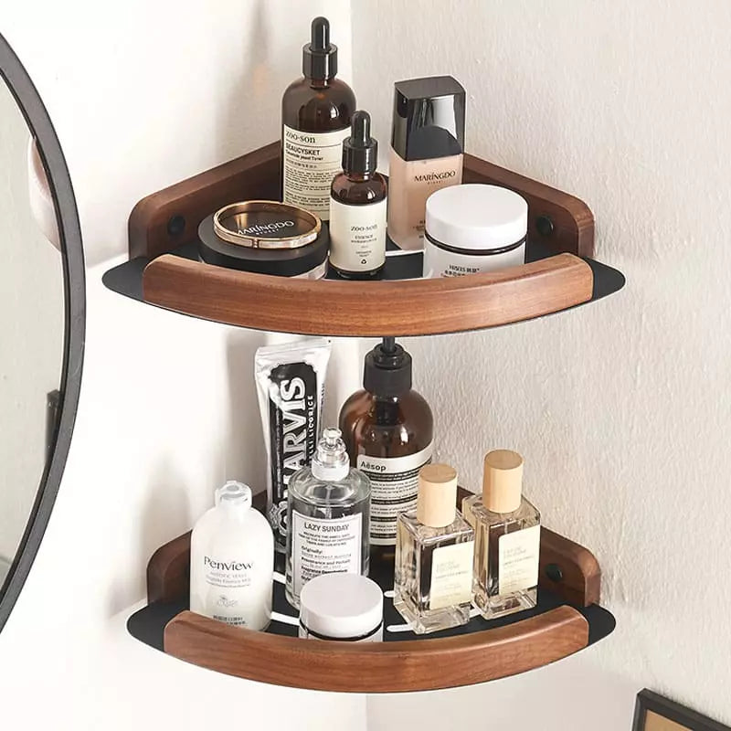 Acessorios para banheiro Porta Toalha de Madeira Acessorios para banheiro Porta Toalha de Madeira LightHousi Rack de Canto Duplo