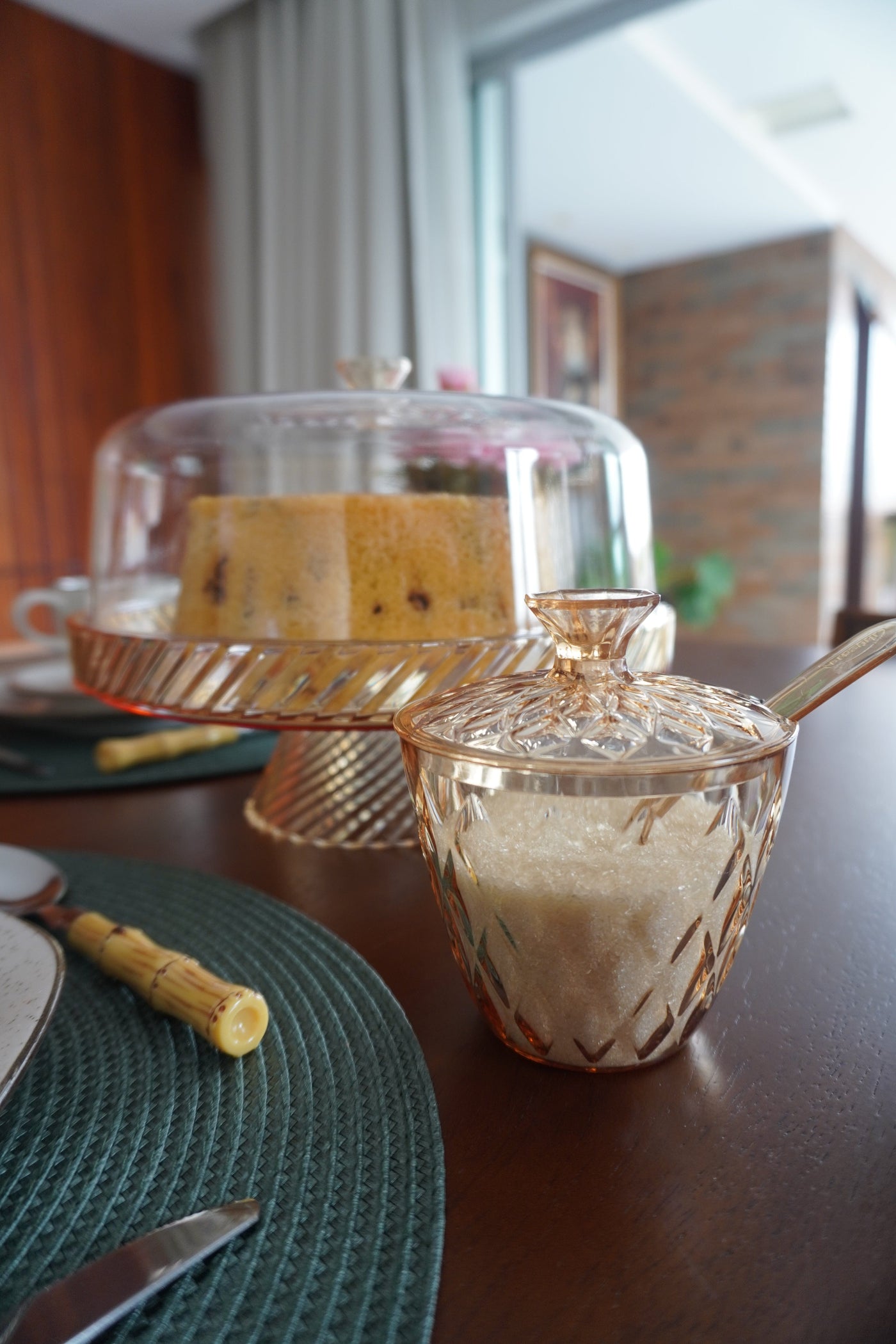 Açucareiro com Colher Glamour 330ml Açucareiro com Colher Glamour 330ml Design & Casa