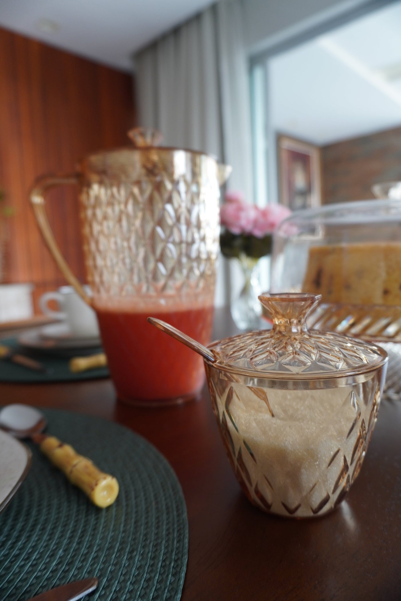 Açucareiro com Colher Glamour 330ml Açucareiro com Colher Glamour 330ml Design & Casa