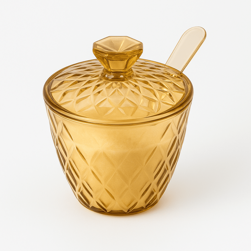 Açucareiro com Colher Glamour 330ml Açucareiro com Colher Glamour 330ml Design & Casa