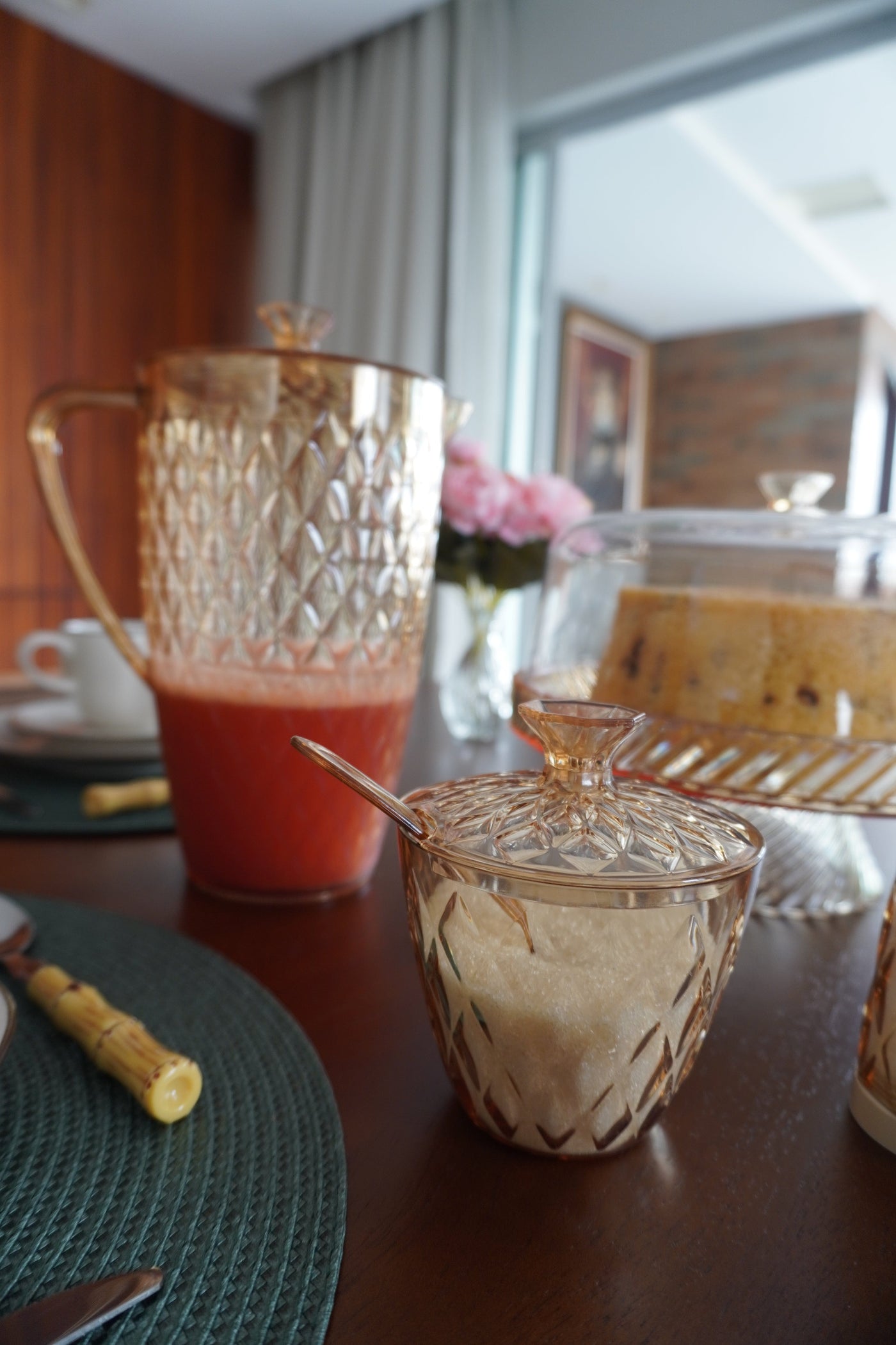 Açucareiro com Colher Glamour 330ml Açucareiro com Colher Glamour 330ml Design & Casa