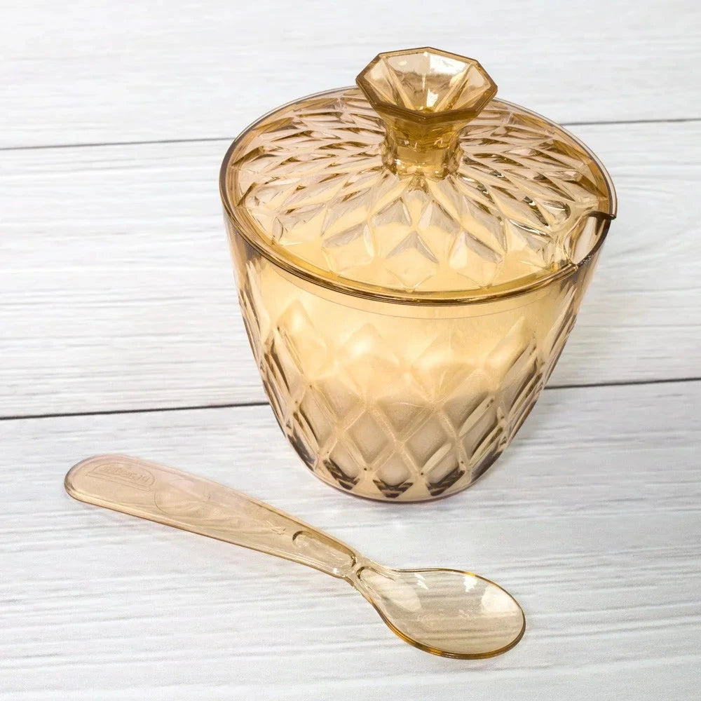 Açucareiro com Colher Glamour 330ml Açucareiro com Colher Glamour 330ml Design & Casa
