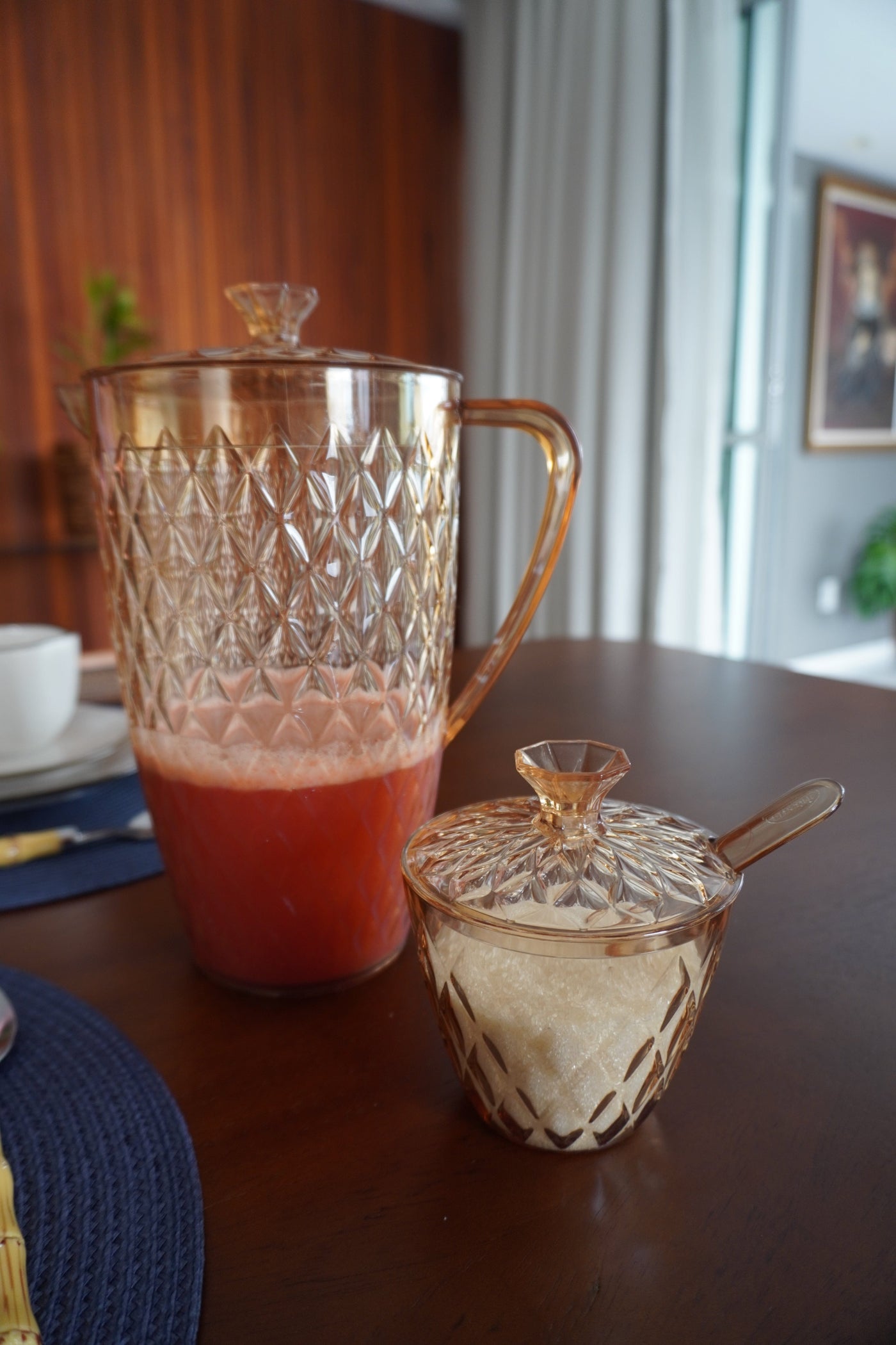 Açucareiro com Colher Glamour 330ml Açucareiro com Colher Glamour 330ml Design & Casa