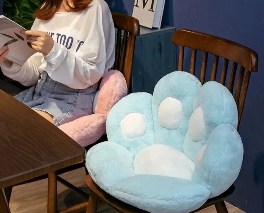 Almofada Pelúcia Pata de Gato Decorativa para Casa Coleção Decoração - Almofada Pelúcia Pata de Gato Decorativa para Casa Design & Casa