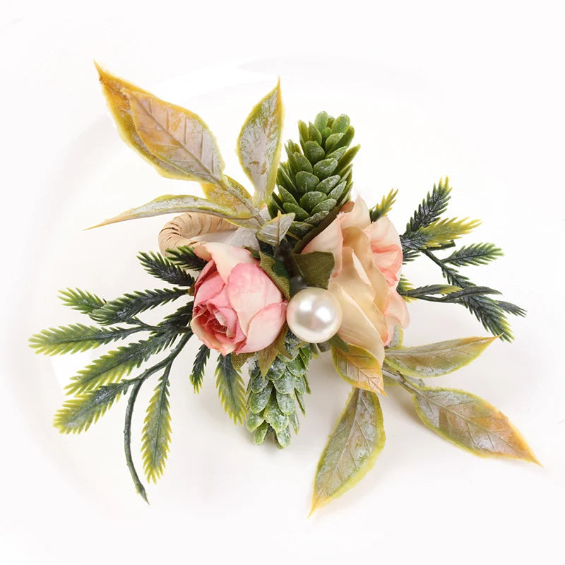 Anéis para Guardanapo Estilo Flor Artificial Coleção Mesa Posta - Anéis para Guardanapo Estilo Flor Artificial Design & Casa