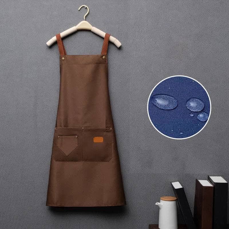 Avental De Cozinha Impermeável Multicolorido Avental De Cozinha Impermeável Multicolorido LightHousi Chocolate Único