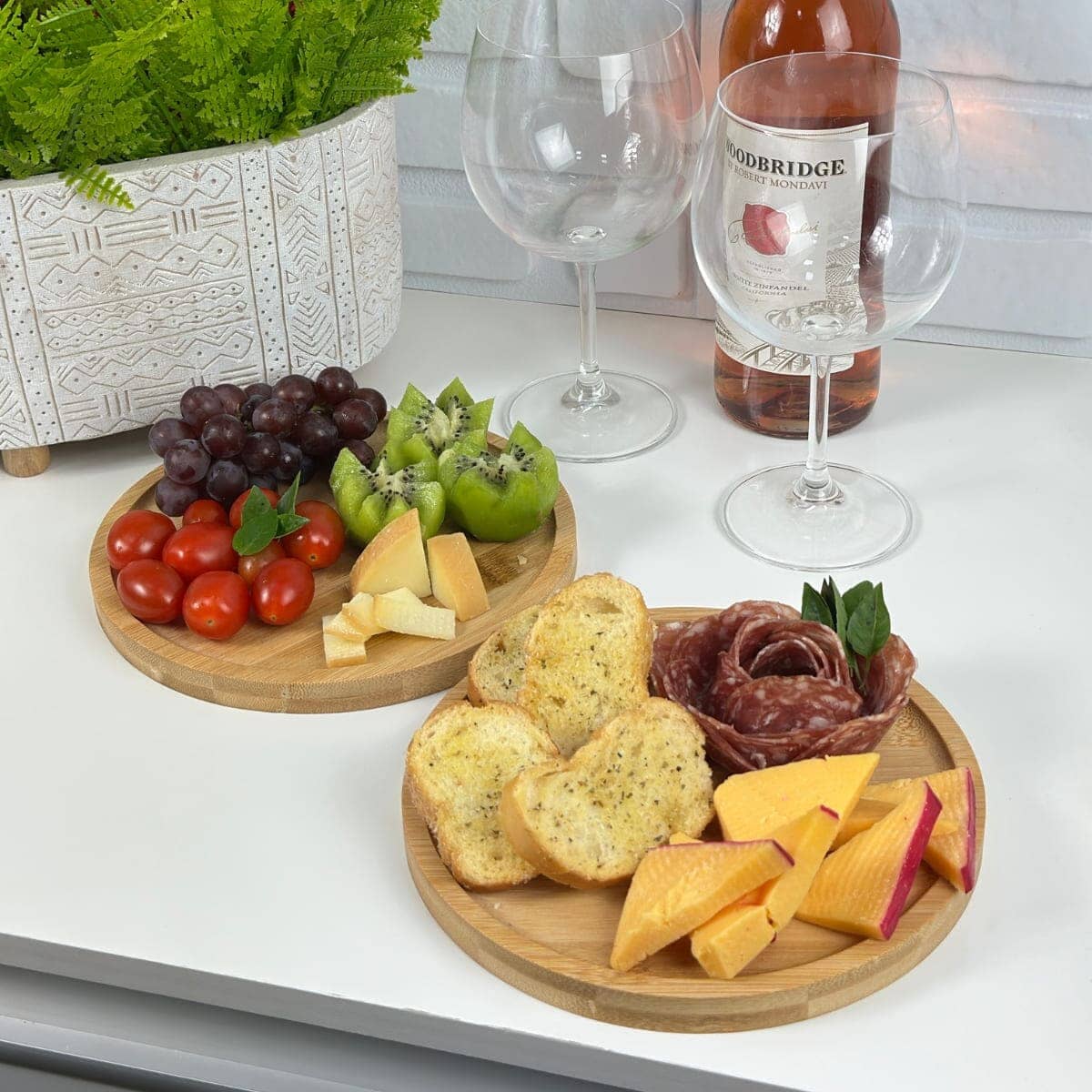 Bandeja Bambu Redonda 20 cm Coleção Decoração> Bandejas- Bandeja Bambu Redonda 20 cm Design & Casa