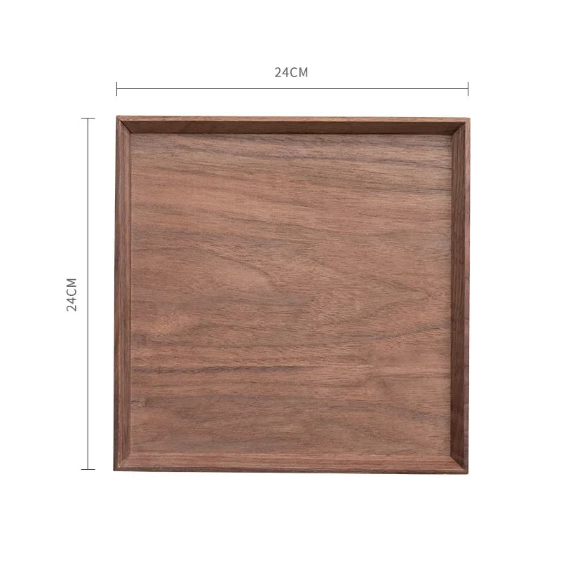 Bandeja De Madeira Quadrada Bandeja De Madeira Quadrada LightHousi 24X24cm