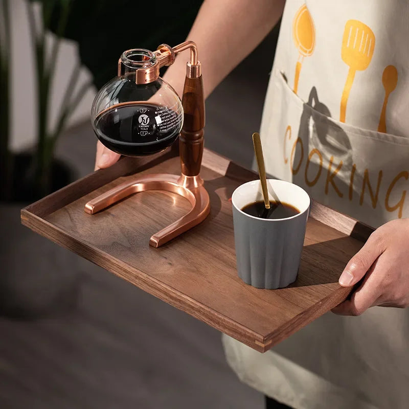 Bandeja De Madeira Quadrada Bandeja De Madeira Quadrada LightHousi 35X24cm