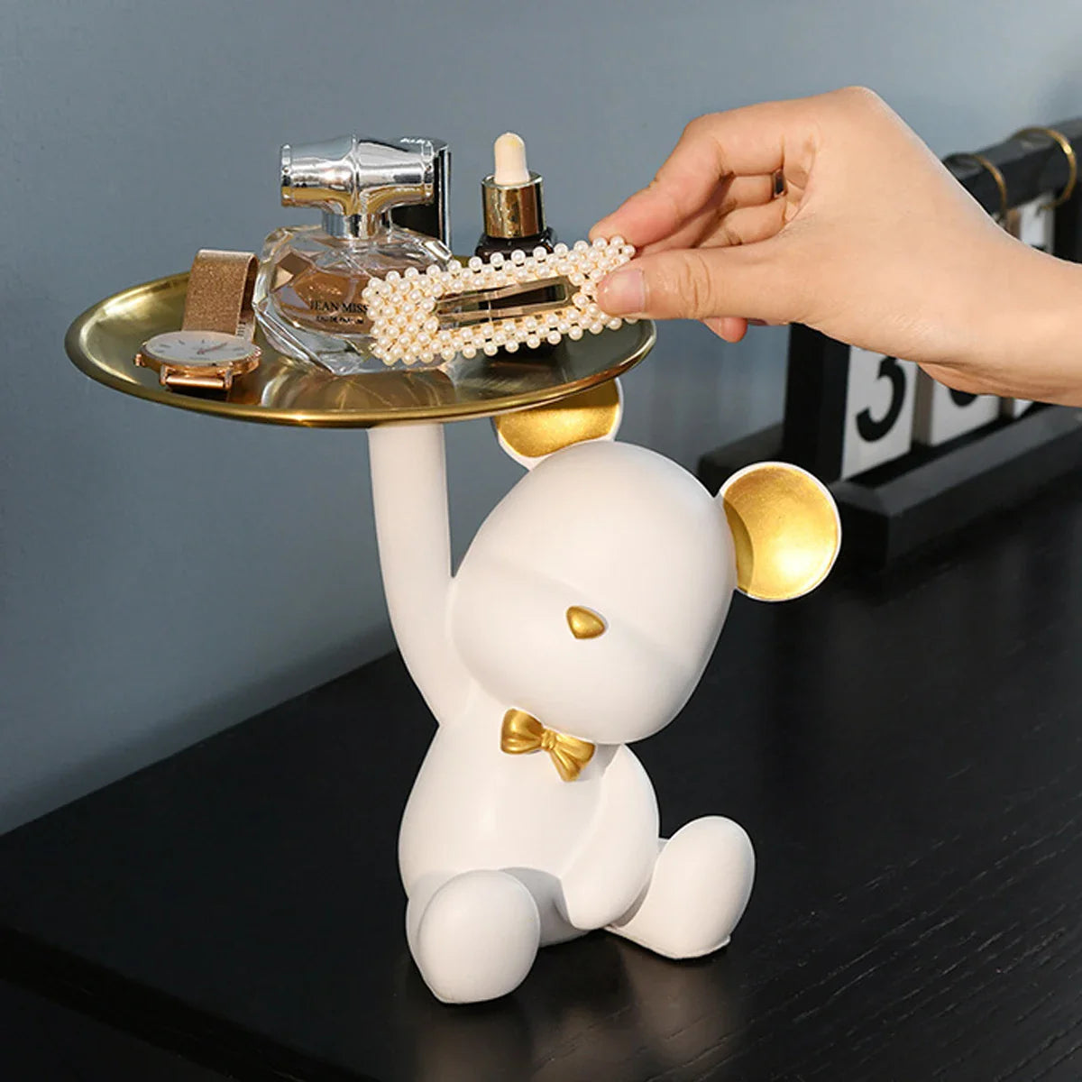 Bandeja Decorativa De Resina Multicor Bandeja Decorativa De Resina Multicor LightHousi