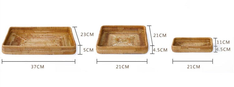 Bandeja Decorativa Para Alimentos de Bamboo Bandeja Decorativa Para Alimentos de Bamboo Design & Casa