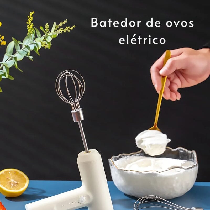 Batedeira Elétrica Portátil Sem Fio Batedeira Elétrica Portátil Sem Fio Design & Casa