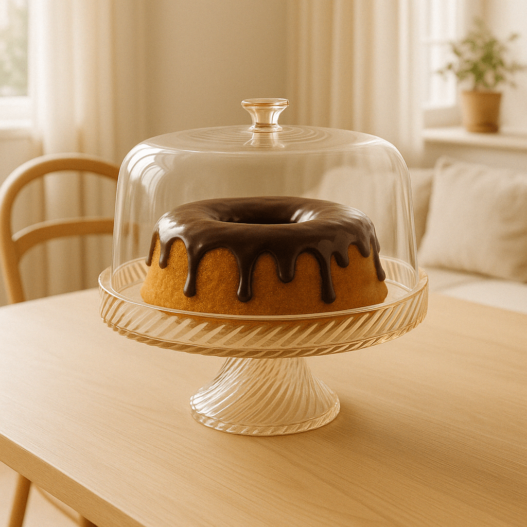 Boleira com Tampa de 20cm Boleira com Tampa de 20cm Design & Casa