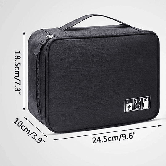 Bolsa Impermeável para Organizar Cabos e Objetos Coleção Organização - Bolsa Impermeável para Organizar Cabos e Objetos Design & Casa