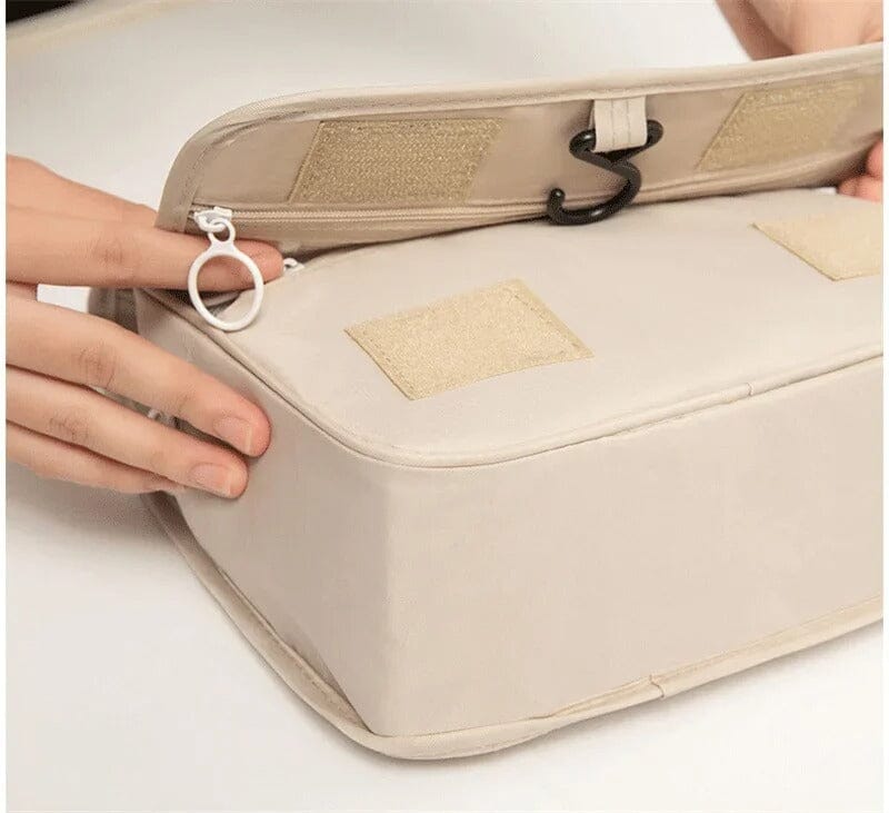 Bolsa Organizadora de Viagem Multifuncional 5 Compartimentos Coleção Organizadores Para Viagem- Bolsa Organizadora de Viagem Multifuncional 5 Compartimentos Design & Casa