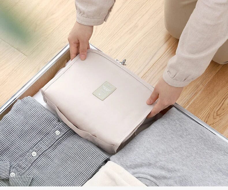 Bolsa Organizadora de Viagem Multifuncional 5 Compartimentos Coleção Organizadores Para Viagem- Bolsa Organizadora de Viagem Multifuncional 5 Compartimentos Design & Casa