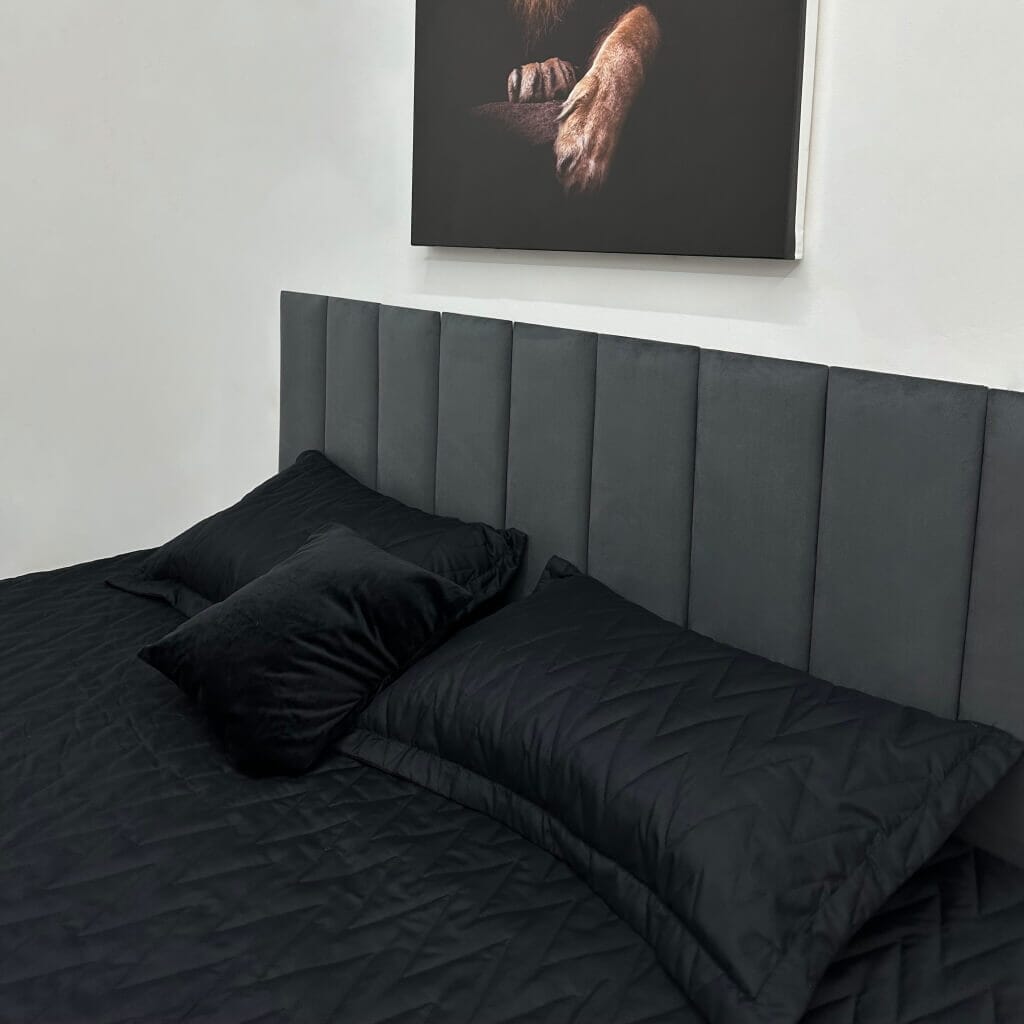 Cabeceira de Cama Casal Modulada Kit Com 7 Unidades Cabeceira de Cama Casal Modulada Kit Com 7 Unidades Design & Casa