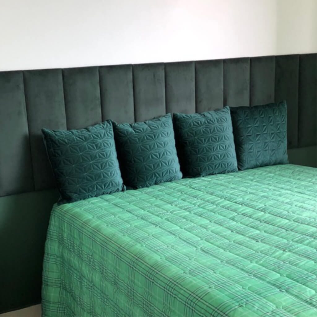 Cabeceira de Cama Casal Modulada Kit Com 7 Unidades Cabeceira de Cama Casal Modulada Kit Com 7 Unidades Design & Casa