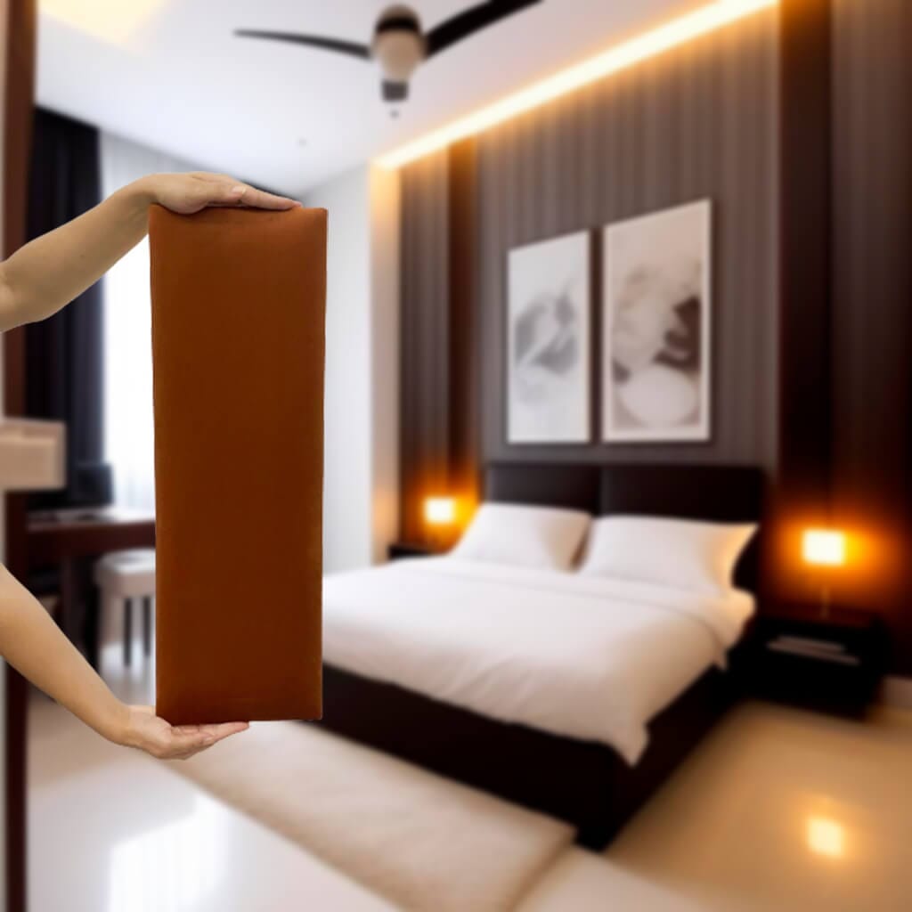 Cabeceira de Cama Casal Modulada Kit Com 7 Unidades Cabeceira de Cama Casal Modulada Kit Com 7 Unidades Design & Casa Terracota