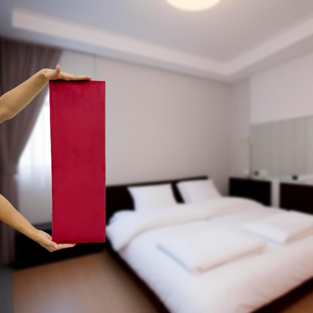 Cabeceira de Cama Casal Modulada Kit Com 7 Unidades Cabeceira de Cama Casal Modulada Kit Com 7 Unidades Design & Casa Vermelha