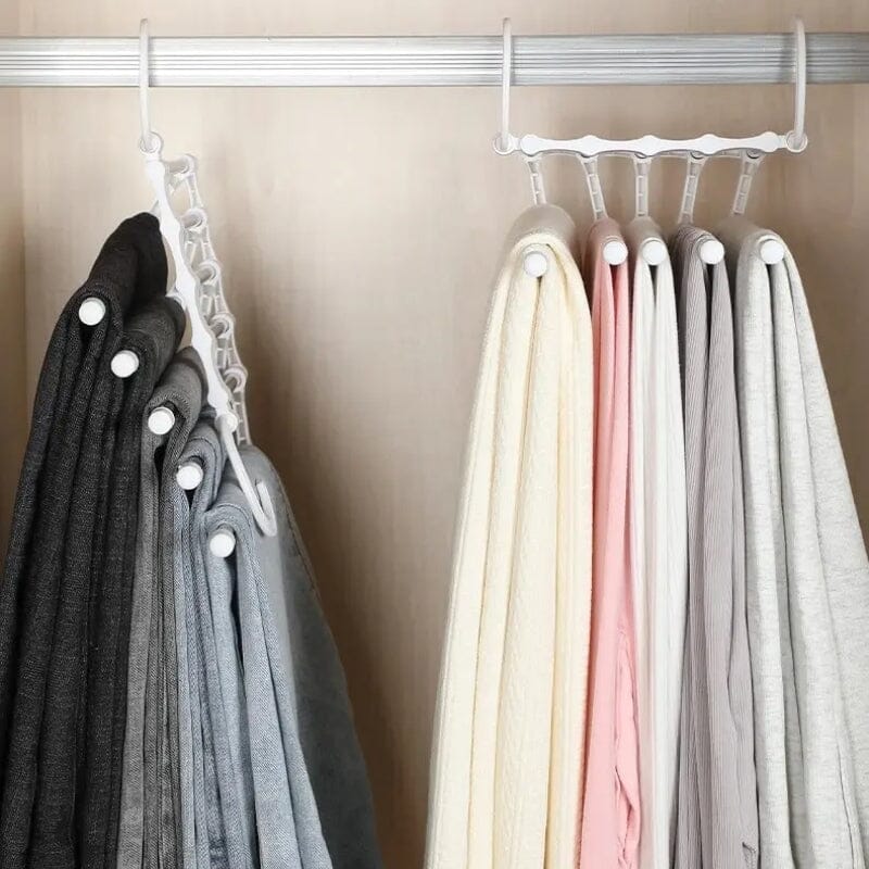 Cabide Calça Retrátil 1PC Branco Modelo Mágico Cabide Calça Retrátil 1PC Branco Modelo Mágico Design & Casa