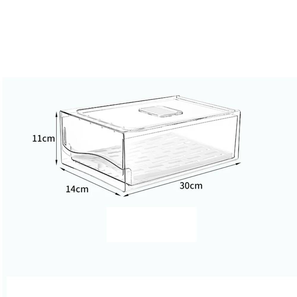 Caixa Organizadora Com Gaveta De Plástico Transparente Caixa Organizadora Com Gaveta De Plástico Transparente LightHousi