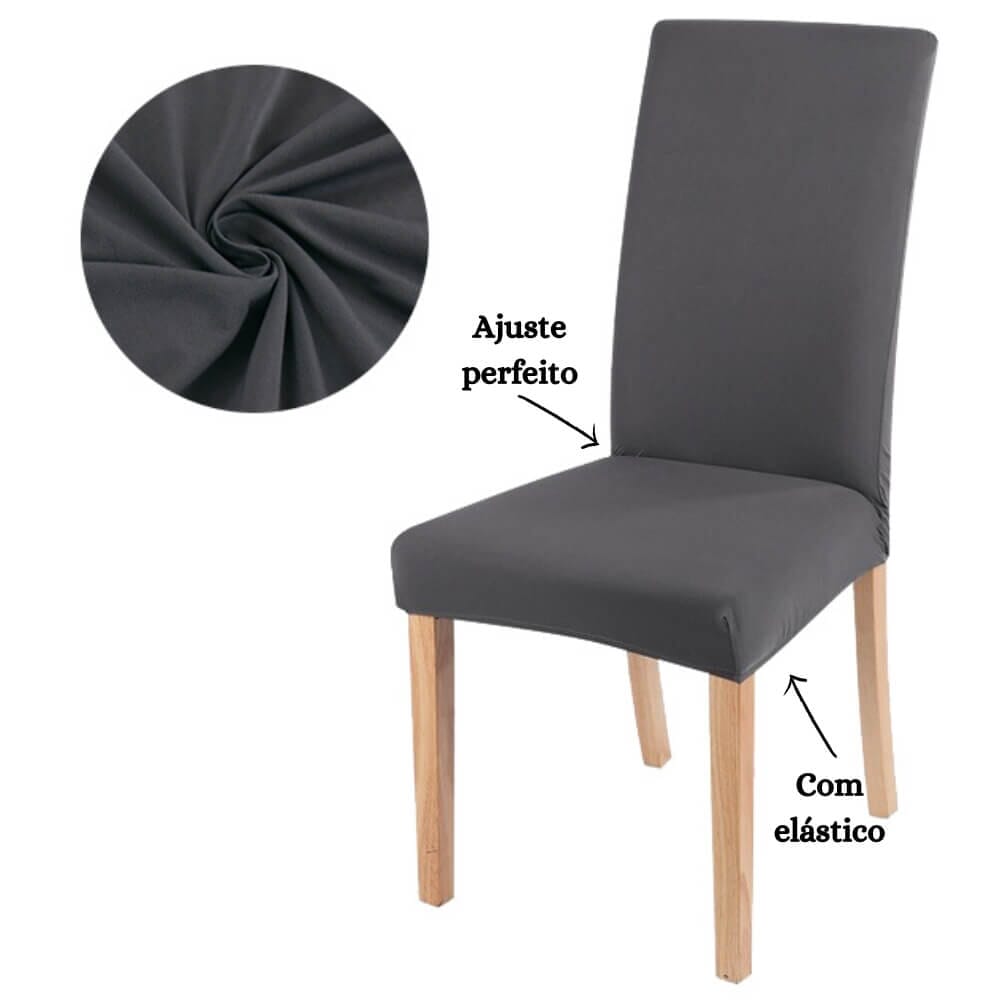 Capa para Cadeira com Ajuste Perfeito e Elástico Capa para Cadeira com Ajuste Perfeito e Elástico Design & Casa
