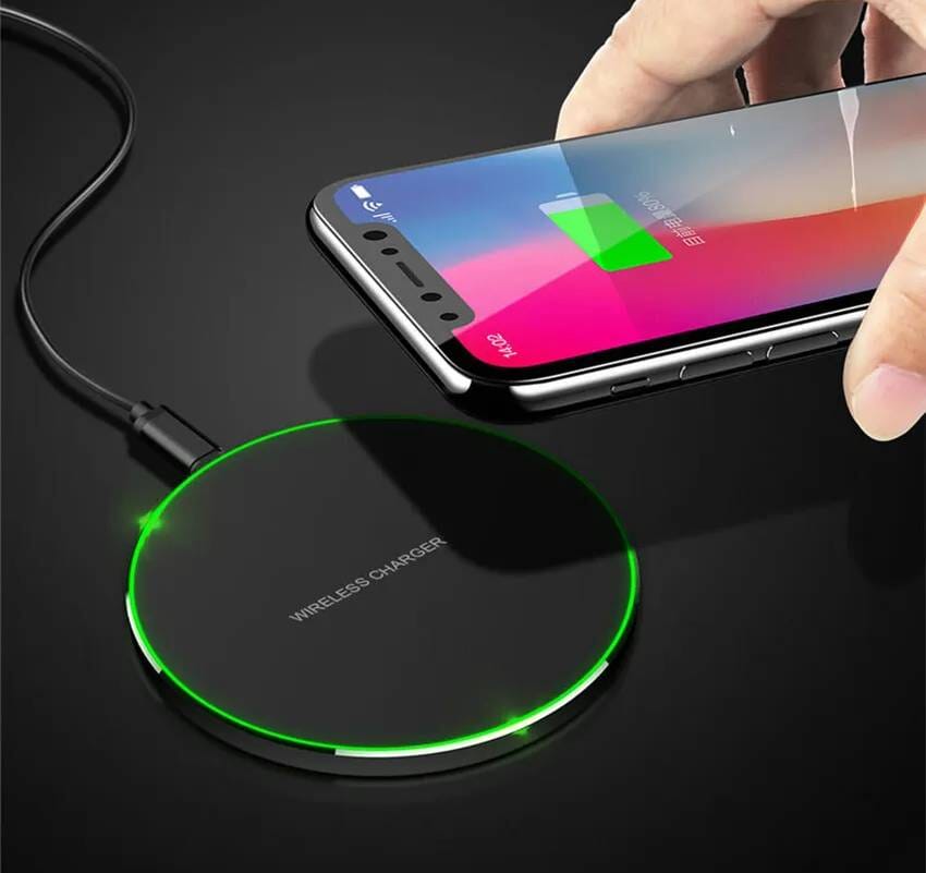 Carregador Sem Fio Por Indução Carregador 01- Carregador Sem Fio Por Indução Design & Casa Preto