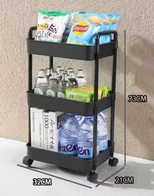 Carrinho Organizador 3 Andares Com Rodinha Carrinho Organizador 4 Andares Com Rodinha LightHousi