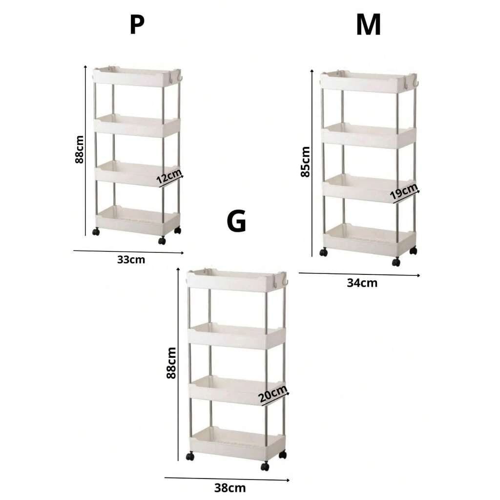 Carrinho Organizador Com Rodinhas Carrinho Organizador Com Rodinhas Design & Casa