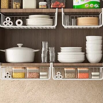 Cesto Organizador para Prateleira Cesto Organizador de Ferro - Coleção Organização Design & Casa