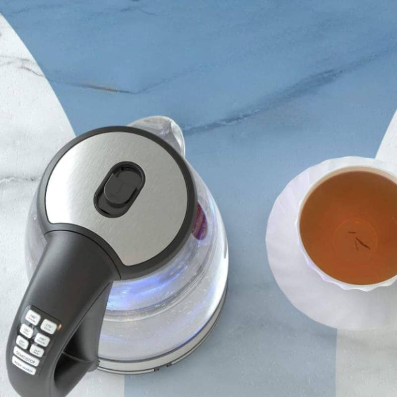 Chaleira Eletrica de Vidro Borossilicato 2L Bivolt Chaleira Eletrica de Vidro Borossilicato 2L Bivolt LightHousi Versão Digital