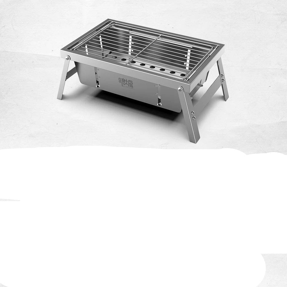 Churrasqueira Portátil Dobrável de Inox Churrasqueira Portátil Dobrável Design & Casa