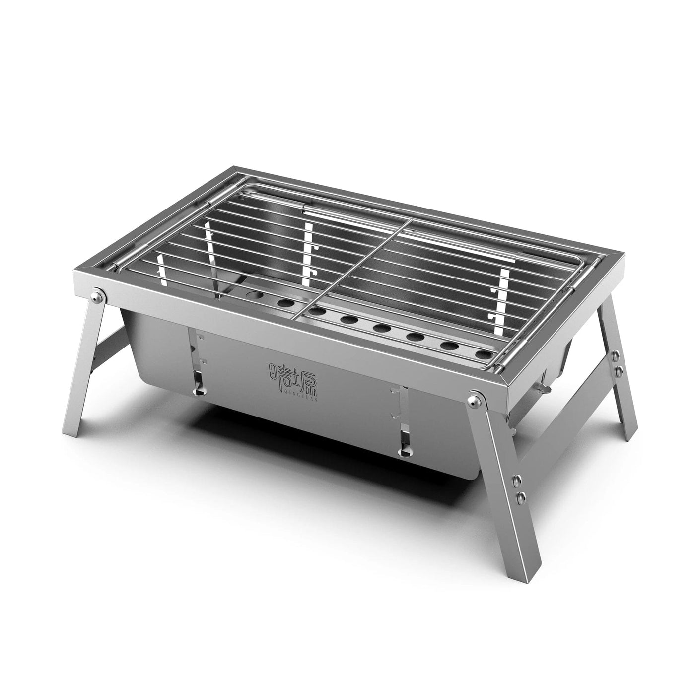 Churrasqueira Portátil Dobrável de Inox Churrasqueira Portátil Dobrável Design & Casa