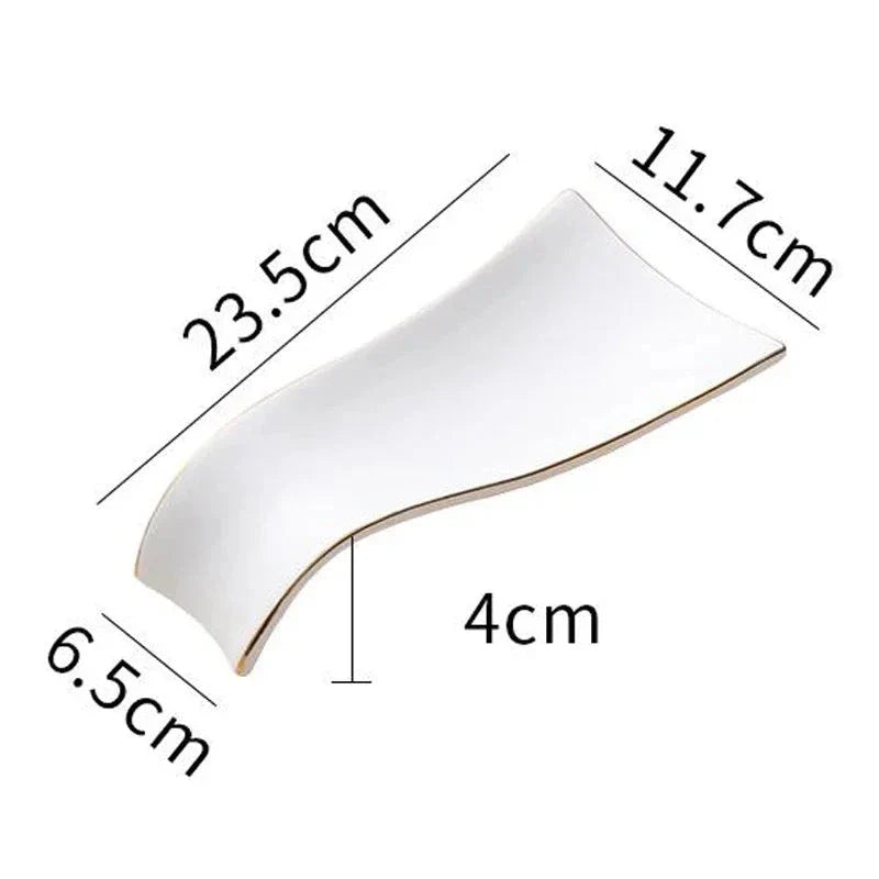 Concha e Escumadeira Cerâmica Dourada Concha e Escumadeira Cerâmica Dourada LightHousi Suporte