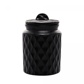 Conjunto 2 Peças para Banheiro de Cerâmica Wave Preto Coleção Banheiro- Conjunto 2 Peças para Banheiro de Cerâmica Wave Preto Design & Casa