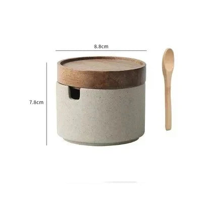 Conjunto De Potes E Porta Azeite De Cerâmica Conjunto De Potes E Porta Azeite De Cerâmica LightHousi